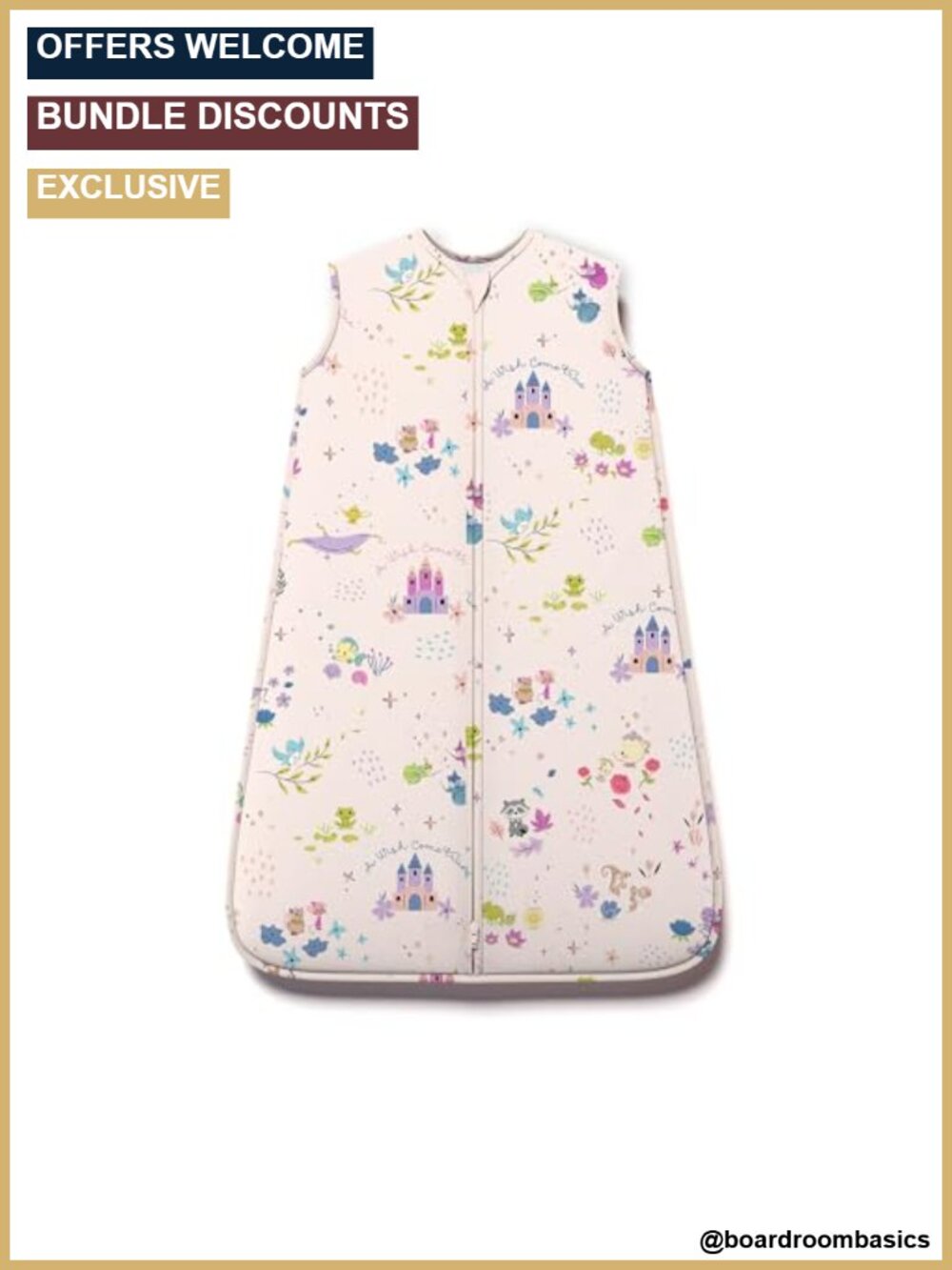 Milk Snob Disney Baby Sleeping Sack Sleeveless Zip Up Wearable Blanket